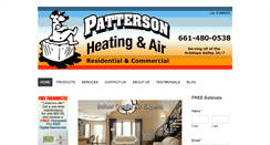 Desktop Screenshot of jpattersonair.com