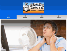 Tablet Screenshot of jpattersonair.com